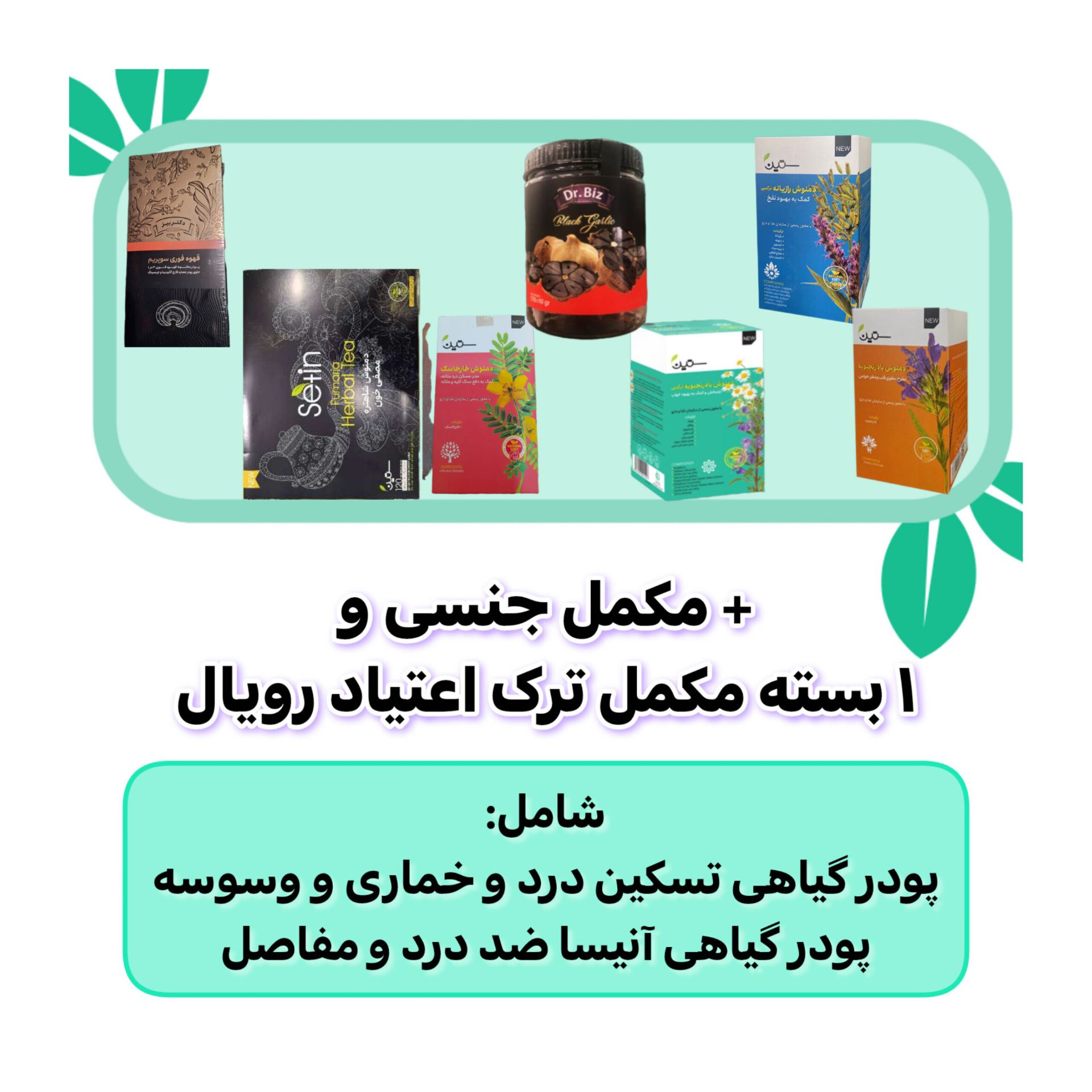 پکیج ویژه ترک اعتیاد 60 روزه و مشکلات آقایان