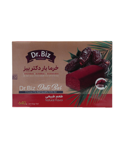 خرما بار طبیعی دکتر بیز 32 عددی